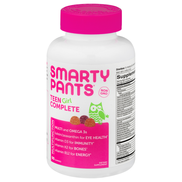 Smarty Pants Teen Girl Complete Gummies | Hy-Vee Aisles Online Grocery ...