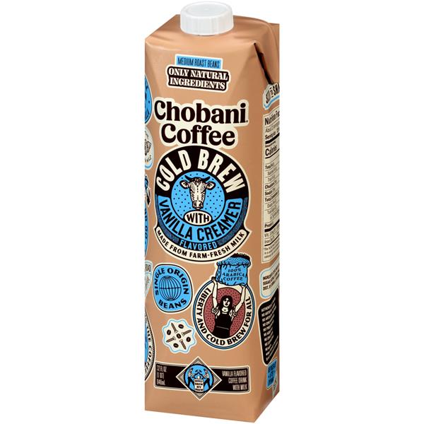 Chobani Coffee Cold Brew with Vanilla Creamer HyVee Aisles Online Grocery Shopping