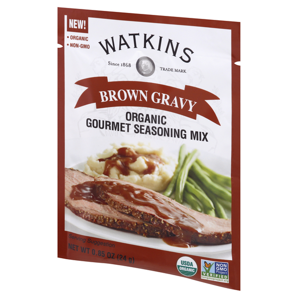 Watkins Seasoning Mix, Organic, Au Jus Gravy, Gourmet - 1.0 oz