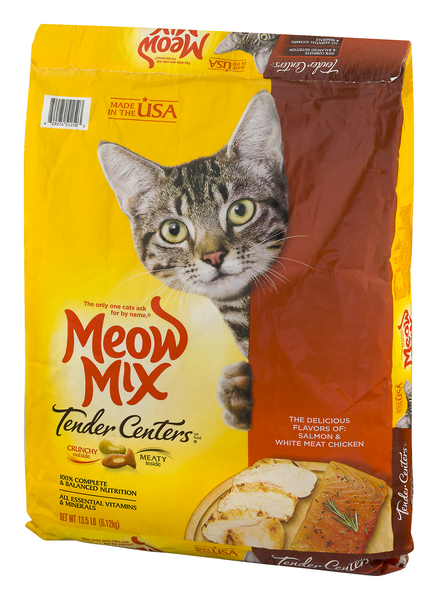 meow mix cat food tender centers