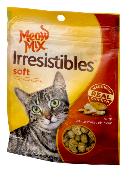 Meow Mix Irresistibles Soft White Meat Chicken Cat Treats