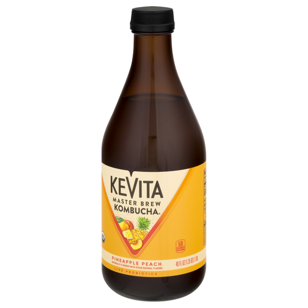 KeVita Master Brew Kombucha Pineapple Peach HyVee Aisles Online