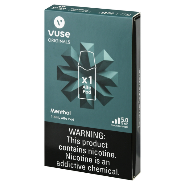 Vuse Alto Pod Menthol 5.0 Nic Hy Vee Aisles Online Grocery