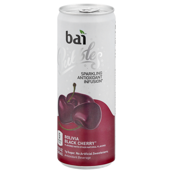 Bai Bubbles Sparkling Antioxidant Infusion Bolivia Black Cherry | Hy