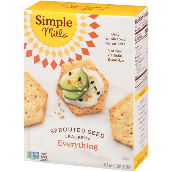 Simple Mills Everything Sprouted Seed Crackers | Hy-Vee Aisles Online ...