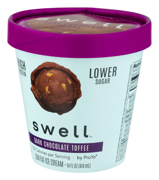 Swell Dark Chocolate Toffee High Protein Lower Sugar Low Fat Ice