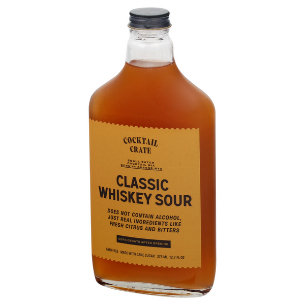 Cocktail Crate Classic Whiskey Sour Craft Cocktail Mixer (375 ml)