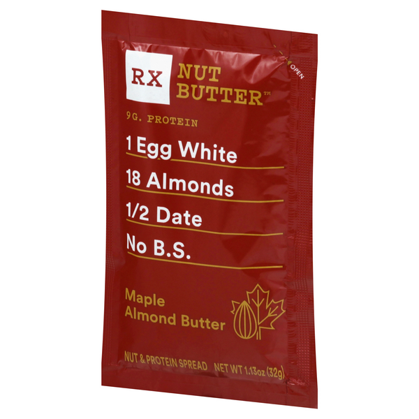 rx nut butter maple almond