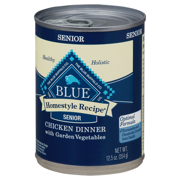 blue buffalo senior canned dog food