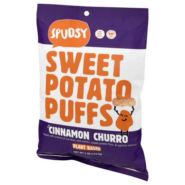 Spudsy Cinnamon Churro Sweet Potato Puffs 4 oz | Hy-Vee Aisles Online ...