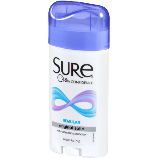Sure Regular Scent Original Solid AntiPerspirant & Deodorant HyVee Aisles Online Grocery