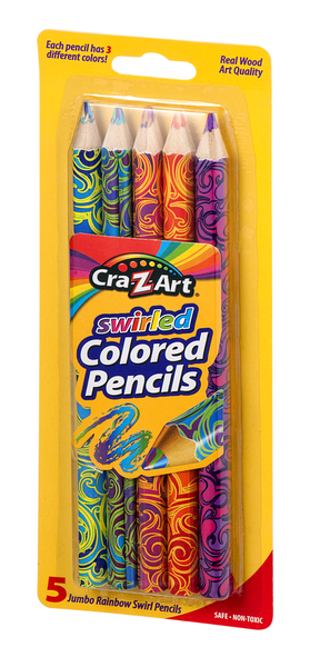 Rainbow Crayons, Colored Pencils, School Supplies, Rainbow Pencil