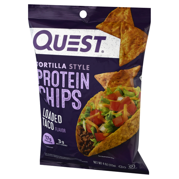 Quest Loaded Taco Tortilla Protein Chips HyVee Aisles Online Grocery