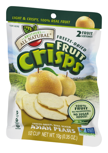 Brothers All Natural Freeze-Dried Fruit Crisps Asian Pears | Hy