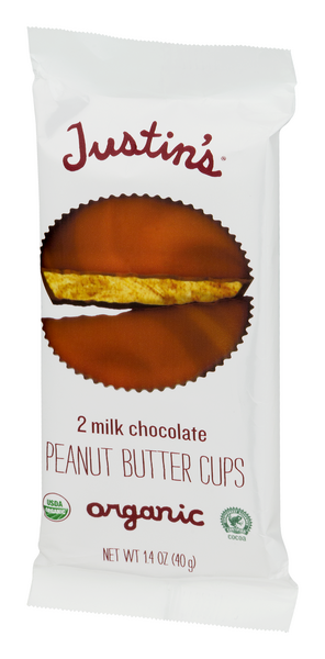 Justin's Organic Milk Chocolate Peanut Butter Cups - Shop Candy at