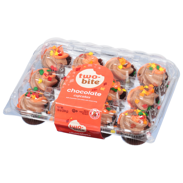 Two Bite Autumn Chocolate Cupcakes 12Ct | Hy-Vee Aisles Online Grocery ...
