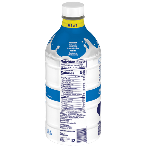 DairyPure Milk 50 Original Lactose Free Skim Milk | Hy-Vee Aisles