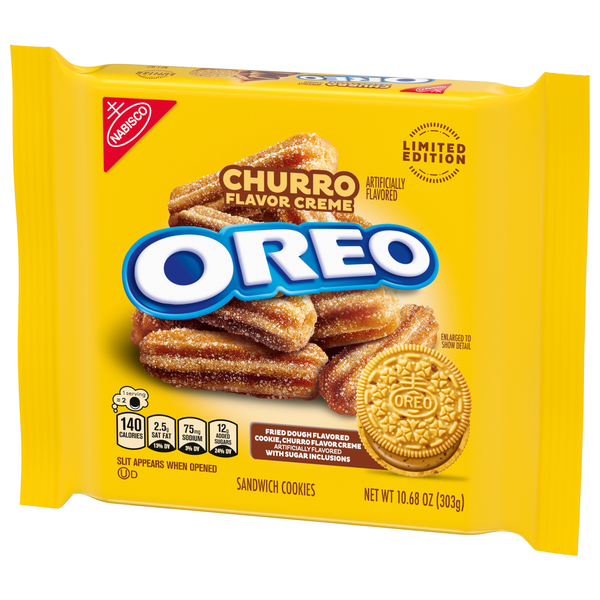 Oreo Churro Creme Sandwich Cookies, Limited Edition | Hy-Vee