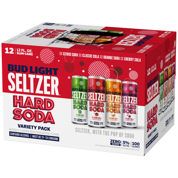Bud Light Seltzer Variety Pack Hard Soda 12Pk | Hy-Vee Aisles