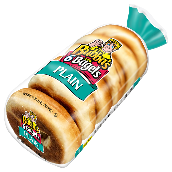 bagel 　no1 Pinnacle Foods Lenders Traditional Plain Sliced Bagel, 4