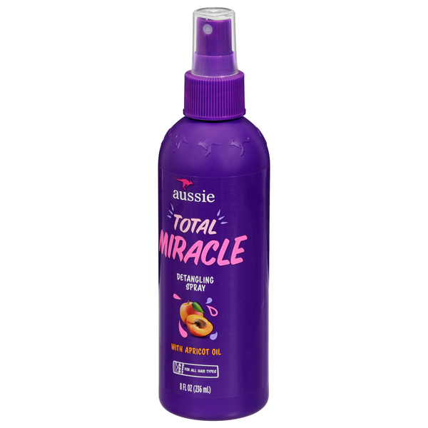 Aussie Total Miracle Hair Detangling Spray with Apricot Oil for