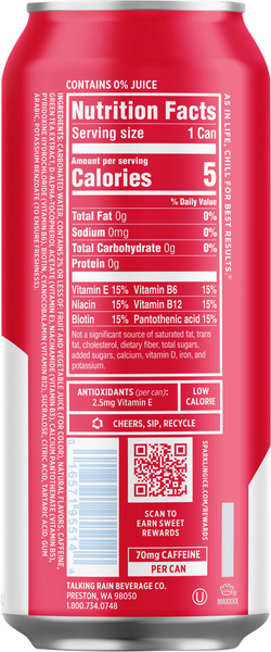 Sparkling ICE Caffeine, Cherry Vanilla Flavored Sparkling Water