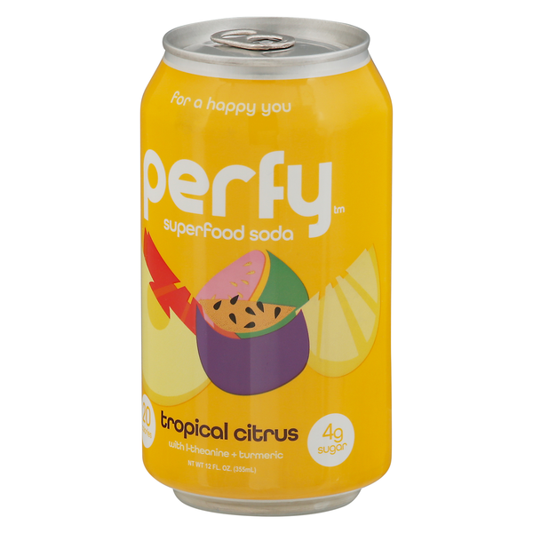FUZZY NAVEL LAB. ケンタ系OD Perfy Tropical Citrus Superfood Soda 12 fl oz | Hy-Vee Aisles
