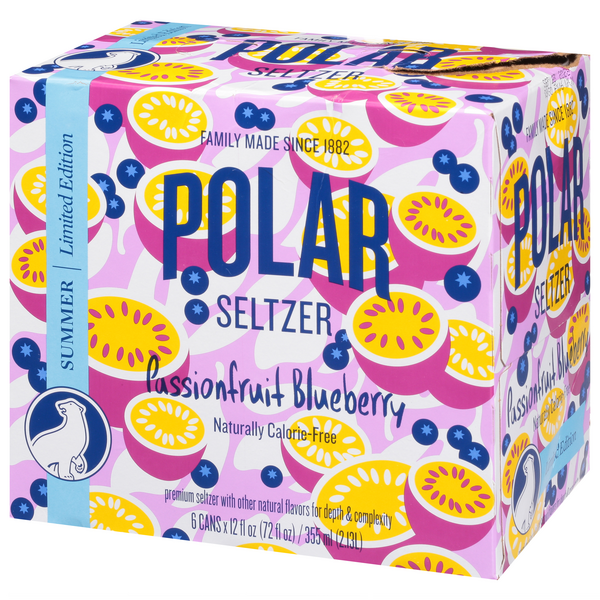 Polar Seltzer, Summer Limited Edition, Passionfruit