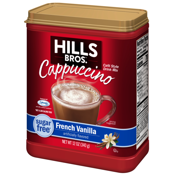 Hills Bros French Vanilla Sugar Free Cappuccino | Hy-Vee Aisles