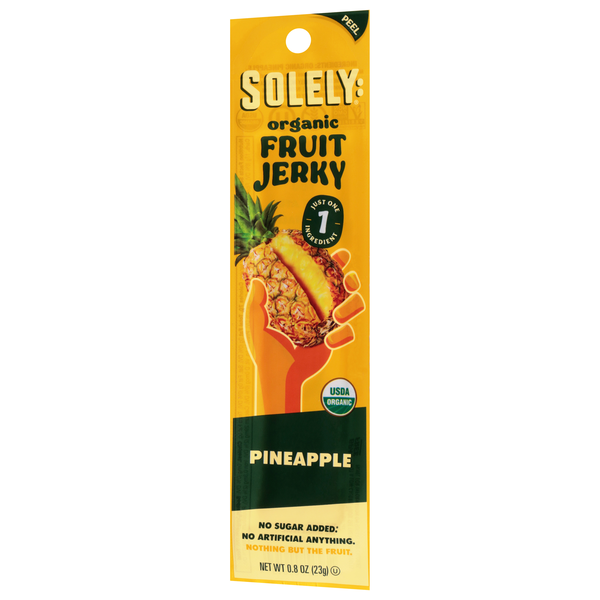 Solely Organic Pineapple Fruit Jerky | Hy-Vee Aisles Online