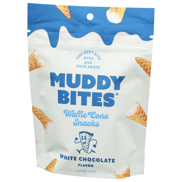 Milk Chocolate Muddy Bites  Bite-Sized Waffle Cones Filled With Chocolate!