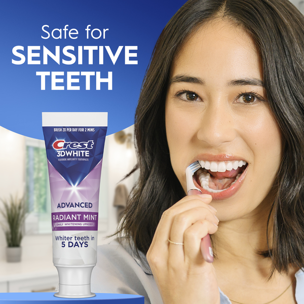 その他 Continuation Crest 3D White Advanced Toothpaste, Radiant Mint, | Hy-Vee Aisles