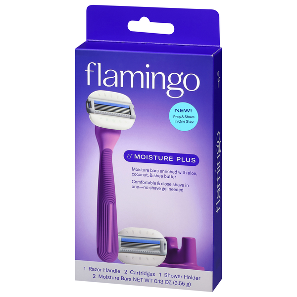 Flamingo Moisture Plus Razor Kit, Fig | Hy-Vee Aisles Online