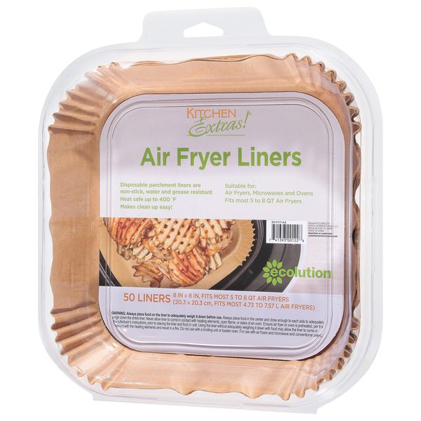 Ecolution Air Fryer Liners, 8x8 | Hy-Vee Aisles Online Grocery