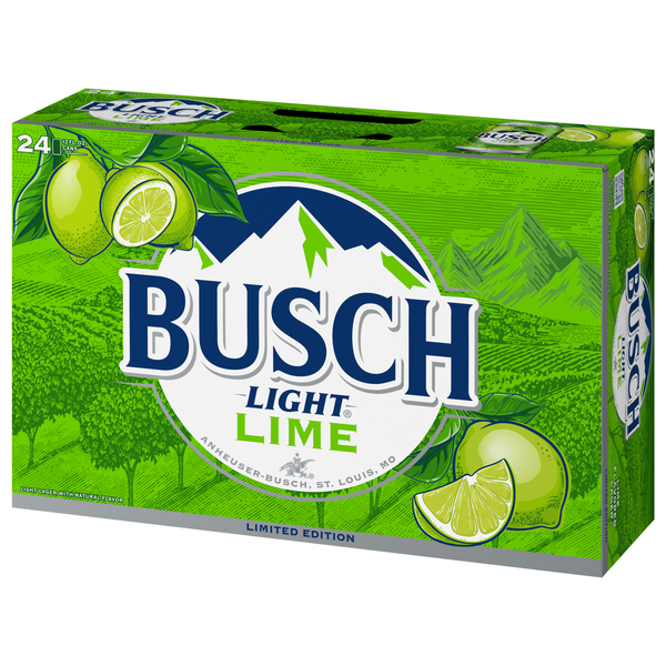 Busch Light Lime Lager, 24Pk | Hy-Vee Aisles Online Grocery Shopping