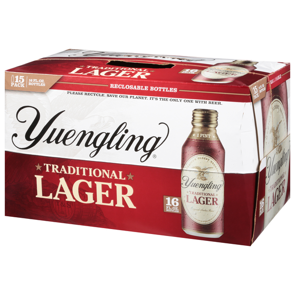 Yuengling Beer, Lager, Traditional, 15 Pack | Hy-Vee Aisles Online