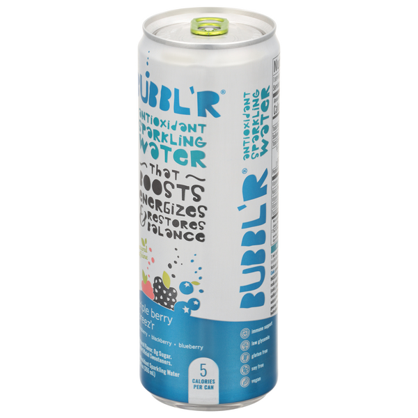 BUBBL'R Triple Berry Breez'r Antioxidant Sparkling Water