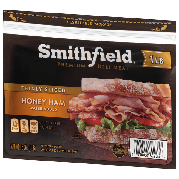 hamページ Smithfield Thinly Sliced Honey Ham | Hy-Vee Aisles Online Grocery