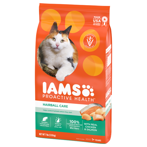 Iams hairball cat clearance food