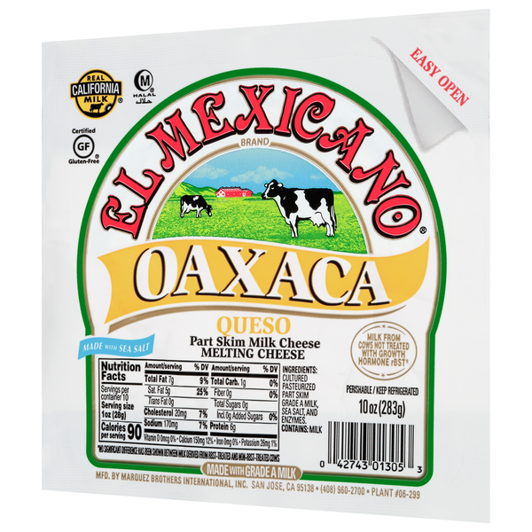 El Mexicano Oaxaca Cheese, Part Skim Milk | Hy-Vee Aisles Online