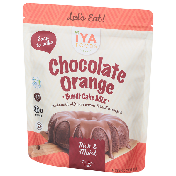 IYA Foods Bundt Cake Mix, Chocolate Orange | Hy-Vee Aisles Online