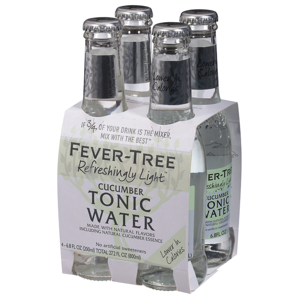 Fever-Tree Refreshingly Light Cucumber Tonic Water 4Pk