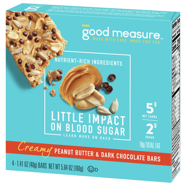 Peanut Butter and Dark Chocolate Bars - Good Measure™