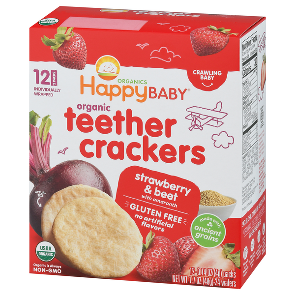 Happy baby sale teether crackers