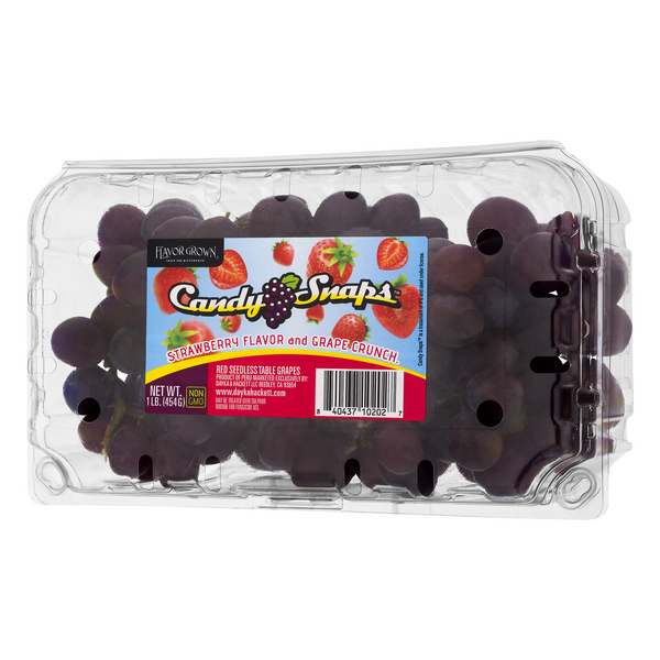 Flavor Grown Candy Snaps Grapes, Strawberry Flavor & Grape Crunch