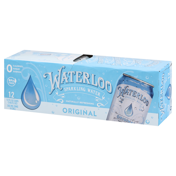 Waterloo Spring Water Waterloo Original Sparkling Water 12Pk | Hy-Vee Aisles Online Grocery ...