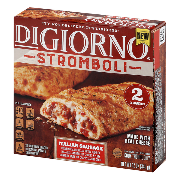 DIGIORNO Italian Sausage Stromboli 2Ct | Hy-Vee Aisles Online