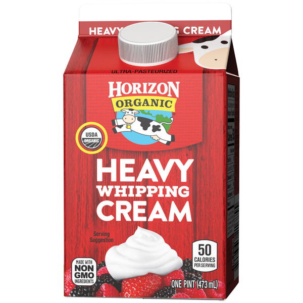 Horizon Organic Organic Heavy Whipping Cream | Hy-Vee Aisles