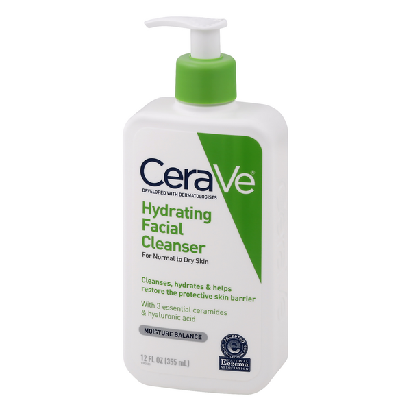 CeraVe Hydrating Facial Cleaner Moisture Balance for Normal to Dry Skin