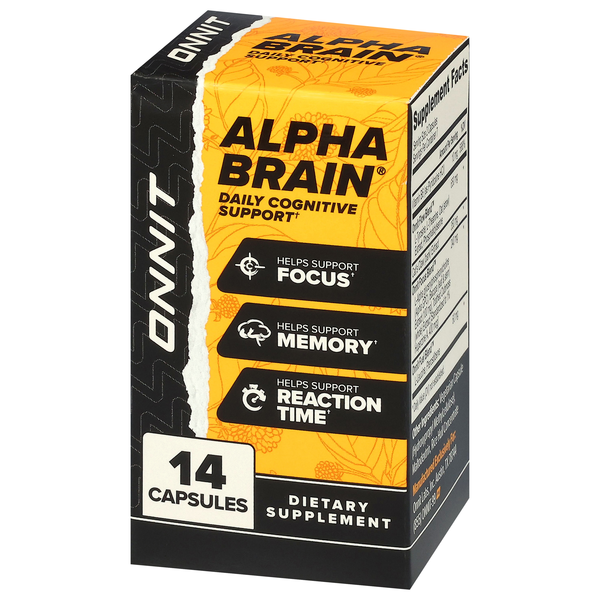 Onnit Alpha Brain Daily Nootropic, Capsules | Hy-Vee Aisles Online ...